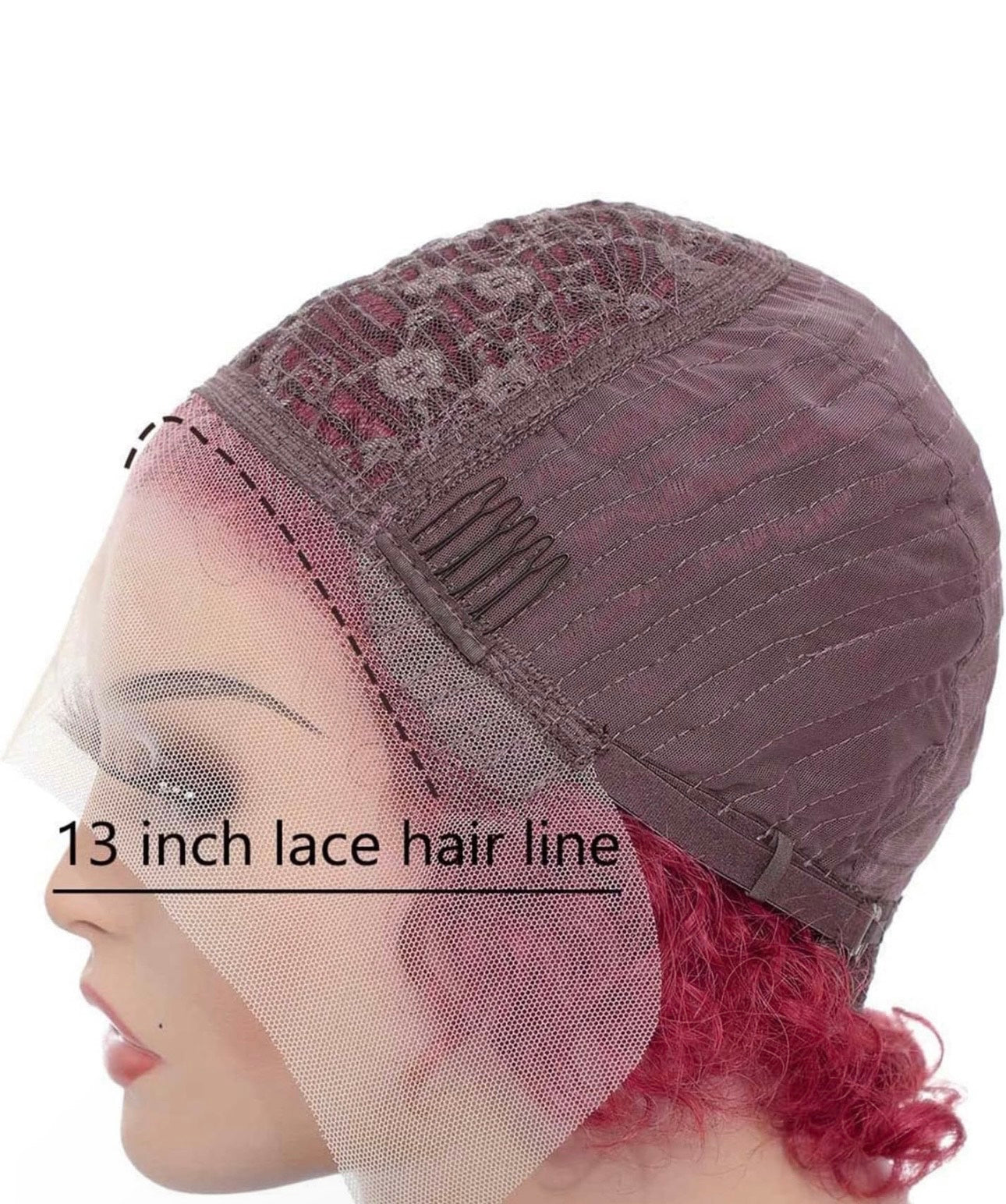 Pixie Curly Lace Front Wigs Human Hair